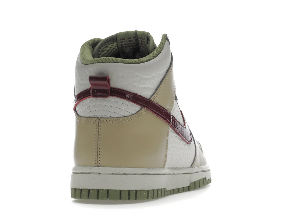 Nike Dunk High Tumbled Tan White Brown (W)