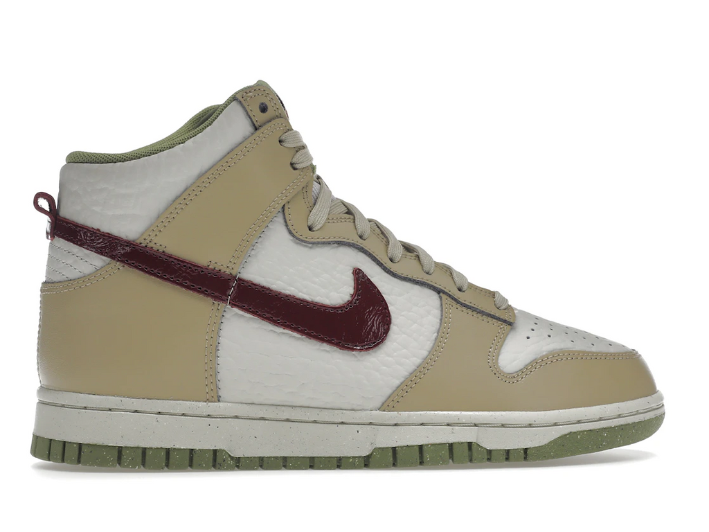 Nike Dunk High Tumbled Tan White Brown (W)