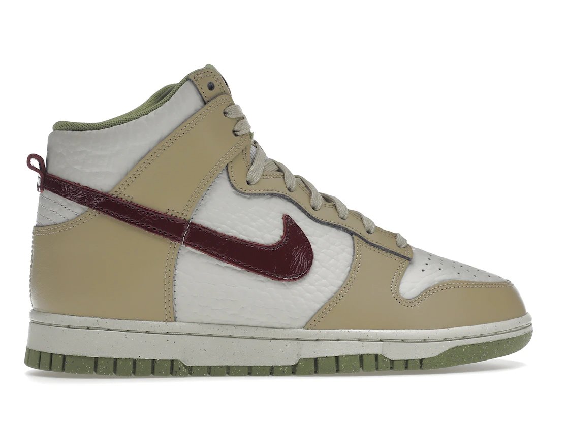 Nike Dunk High Tumbled Tan White Brown (W)