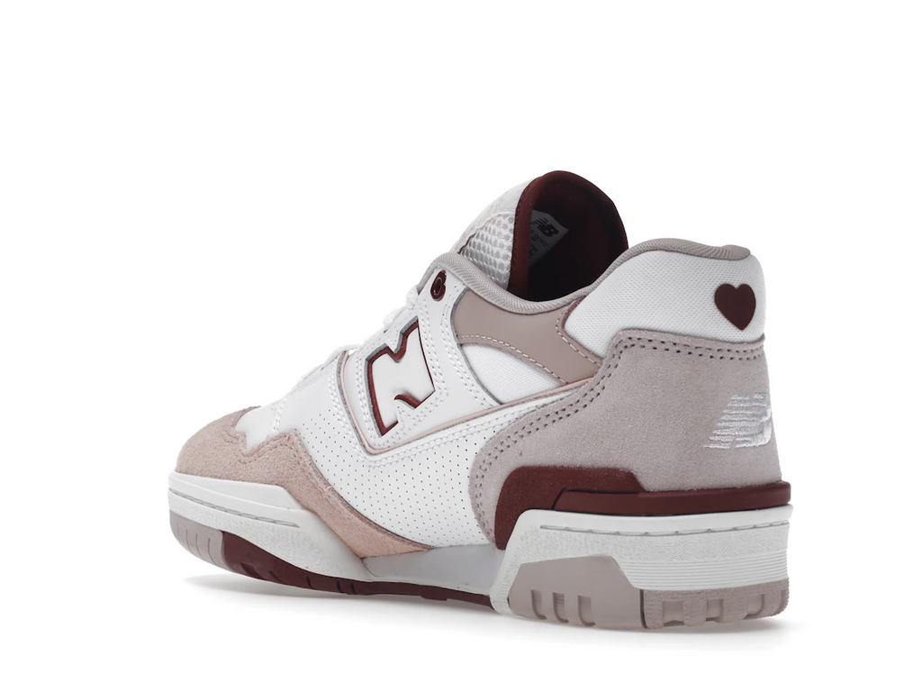 New Balance 550 White Scarlet (W)
