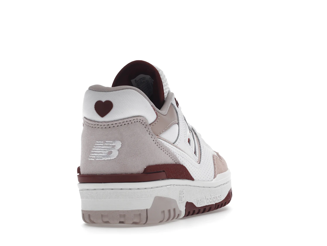New Balance 550 White Scarlet (W)