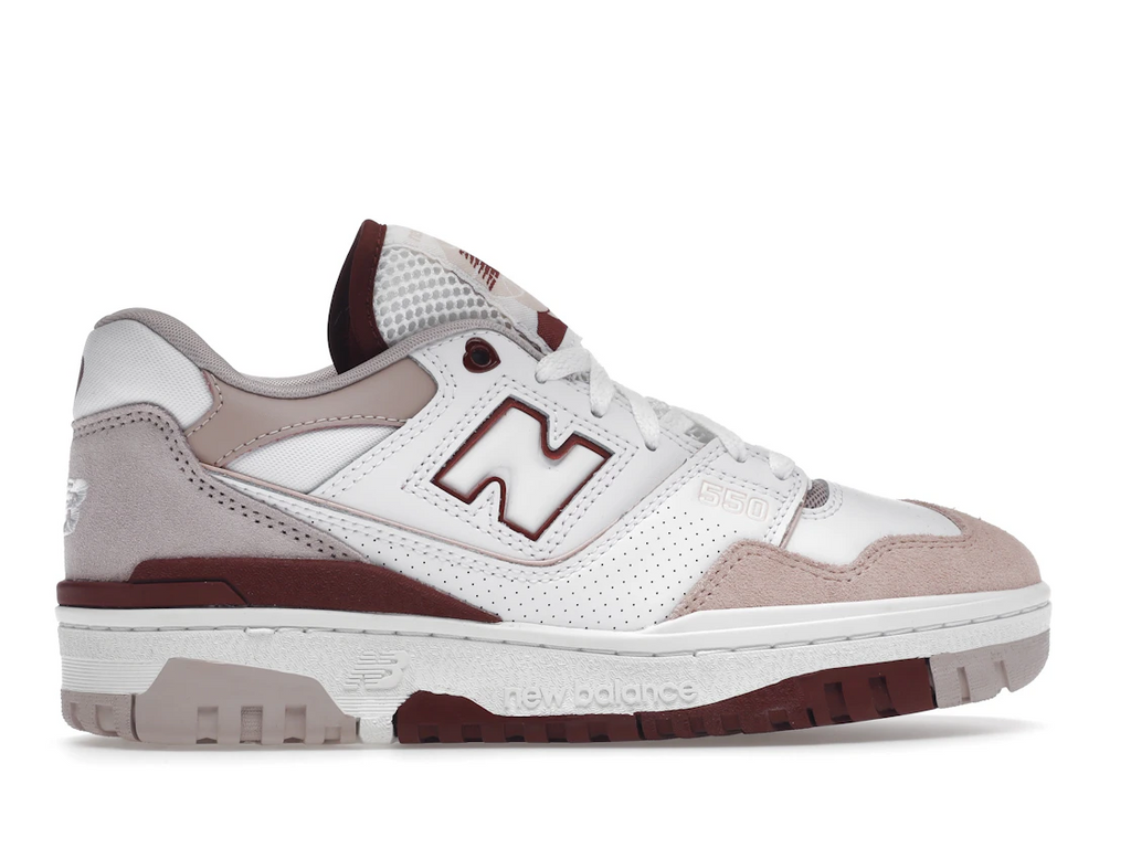 New Balance 550 White Scarlet (W)