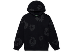 Denim Tears Cotton Wreath Hoodie Black Monochrome