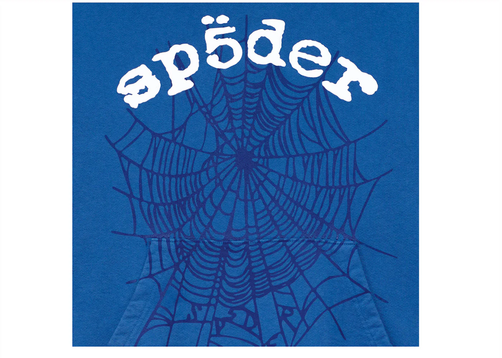 Sp5der Legacy Hoodie Blue