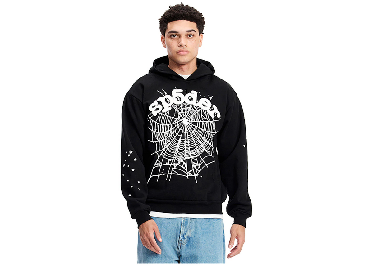 Sp5der OG Web Hoodie Black ADONIO