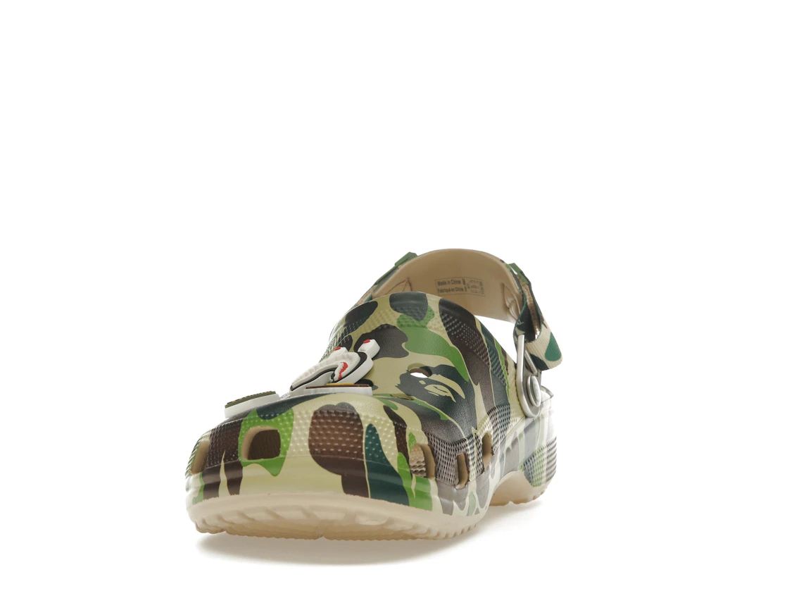 Crocs Classic Clog A Bathing Ape ABC Camo Green