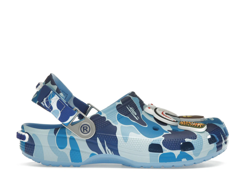 tenisky a boty Crocs Classic Clog A Bathing Ape ABC Camo Blue ADONIO