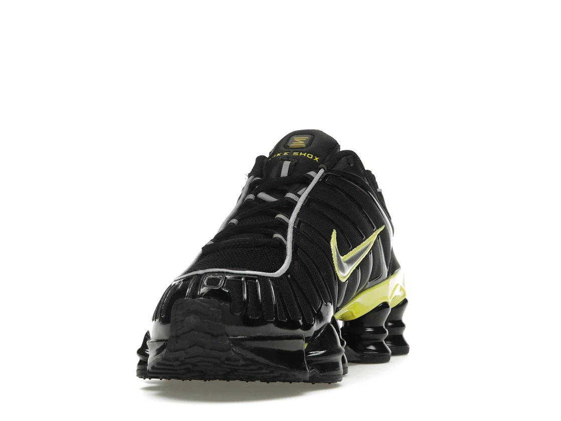 Nike Shox TL Black Dynamic Yellow Metallic Silver