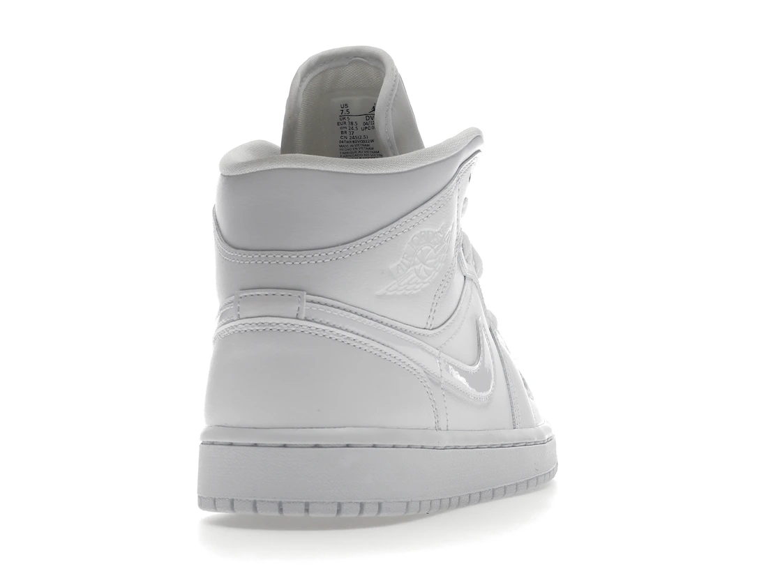 Air Jordan Mid Triple White (2022) (W)