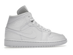 Air Jordan Mid Triple White (2022) (W)