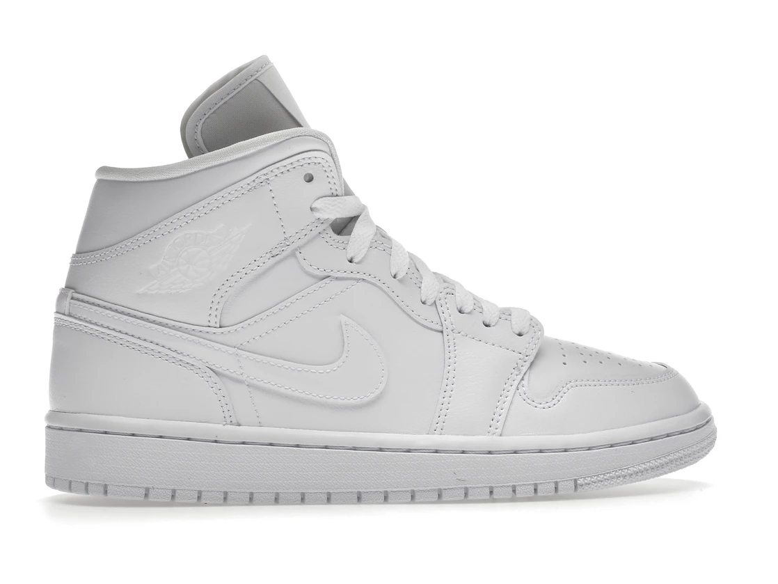 Air Jordan Mid Triple White (2022) (W)