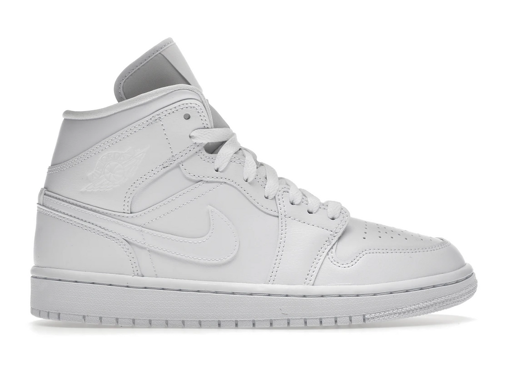 Air Jordan Mid Triple White (2022) (W)