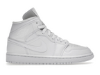 Air Jordan Mid Triple White (2022) (W)