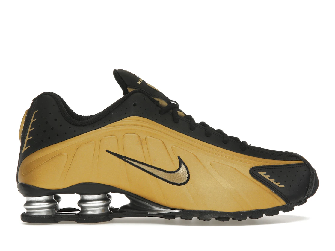 Nike Shox R4 Black Metallic Gold (W)