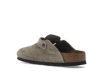 Birkenstock Boston Soft Footbed Suede Taupe (Narrow Fit)