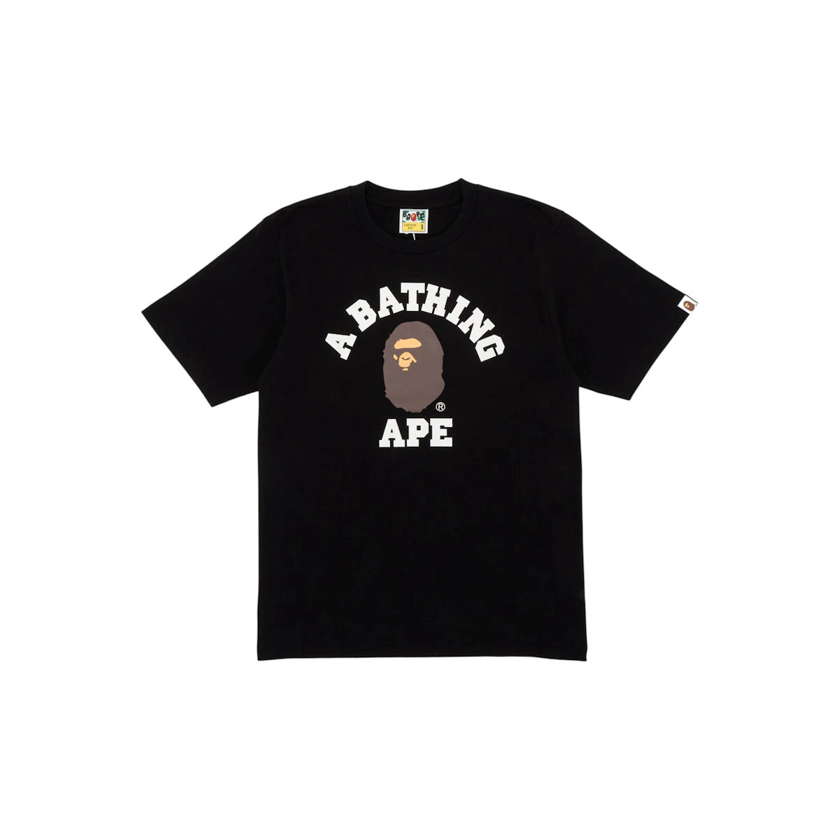 tričko BAPE College T-Shirt Black ADONIO