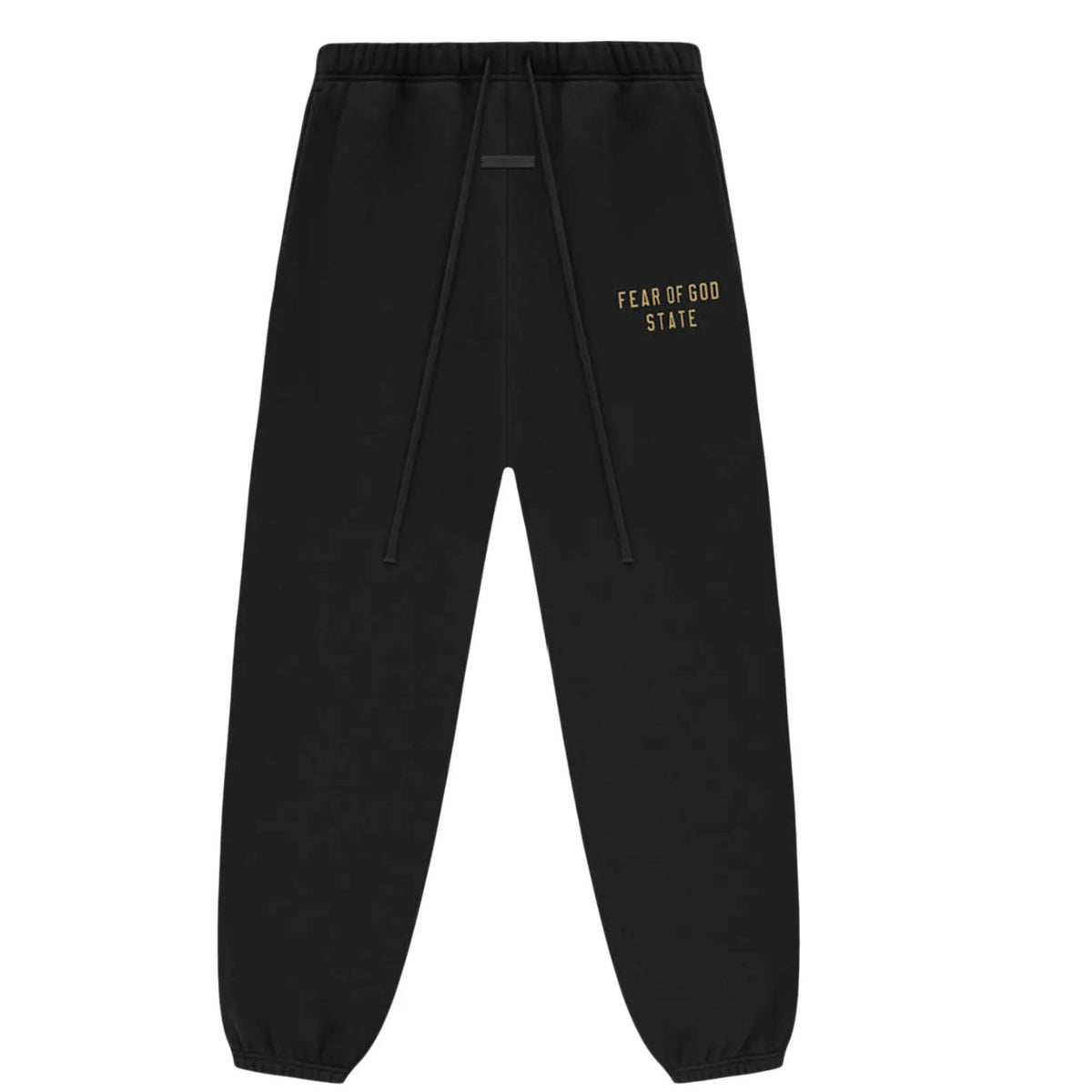 Fear of God Essentials Sweatpants FW24 Black Yellow State