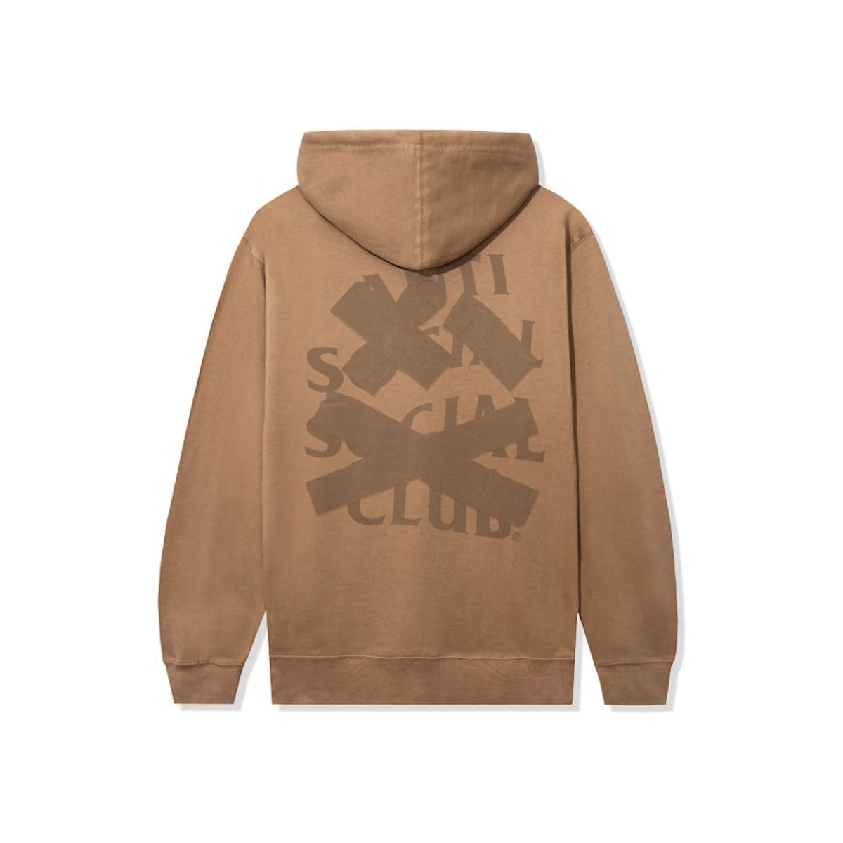 Anti Social Social Club Cancelled Tonal Hoodie Saddle ADONIO