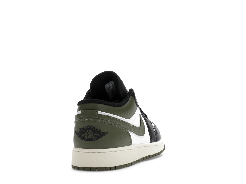 Jordan 1 Low Black Toe Medium Olive (GS)