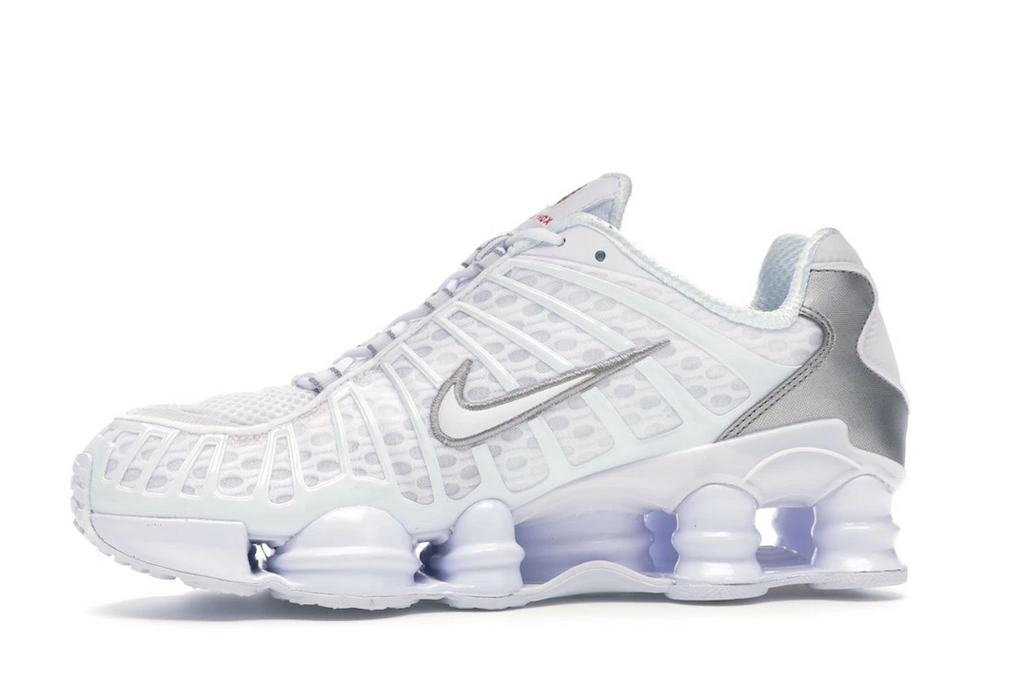 Nike Shox TL White Metallic Silver