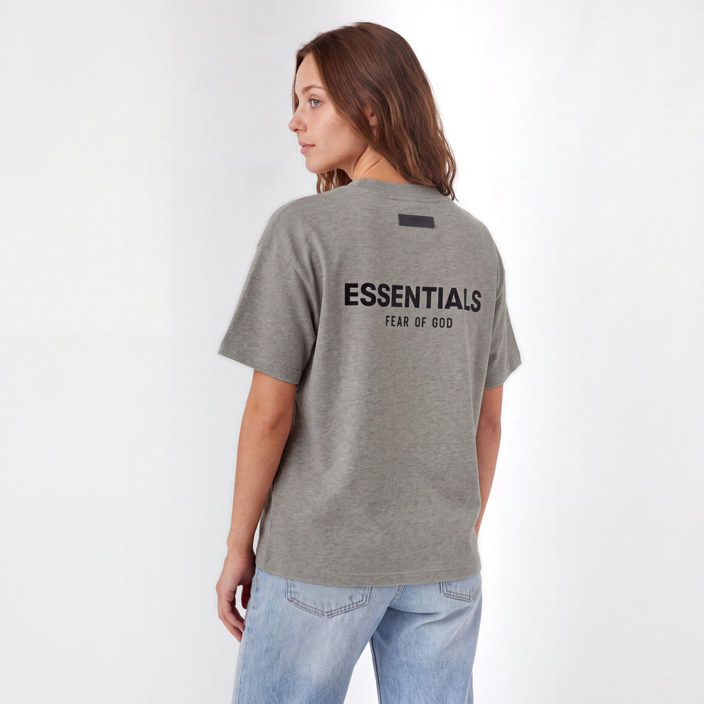 tričko Fear of God Essentials S22 T-shirt Dark Oatmeal ADONIO