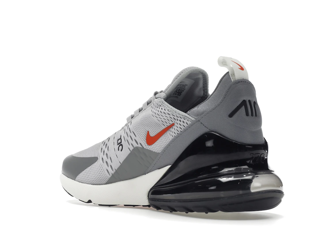 Nike Air Max 270 Grey Fog Team Orange Sail