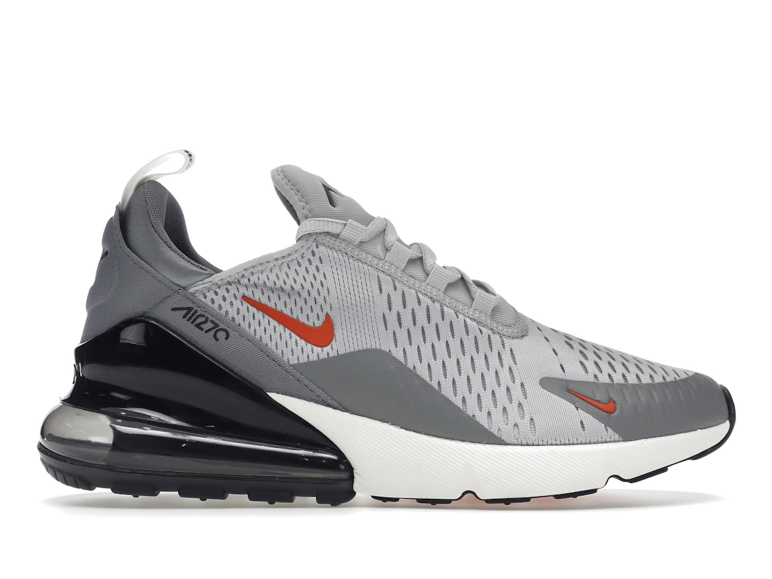 Nike Air Max 270 Grey Fog Team Orange Sail
