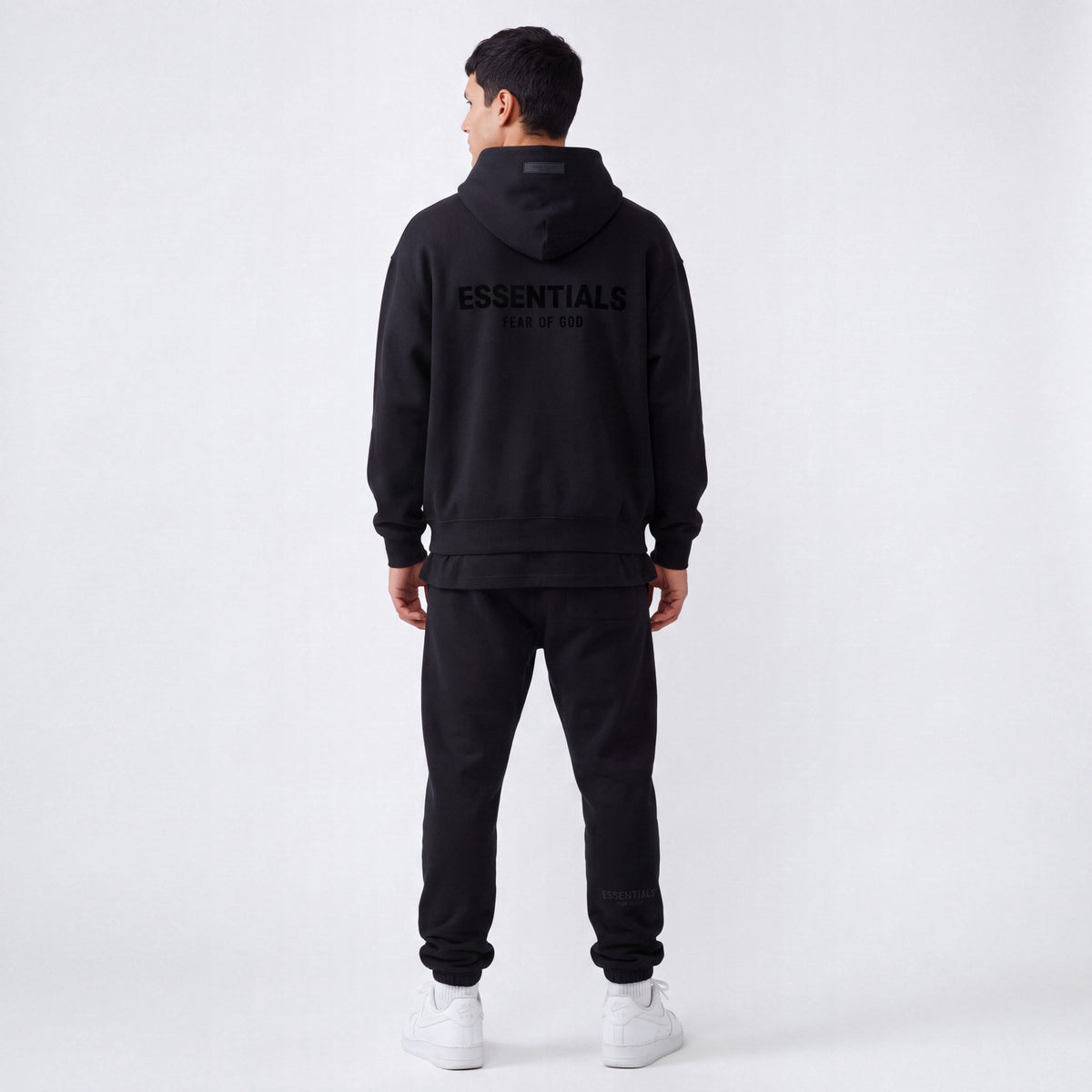 Fear of God Essentials S22 Stretch Limo Black - Celý set ADONIO