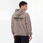 Fear of God Essentials S24 Fleece Hoodie Heather Grey 192HO246259F ADONIO