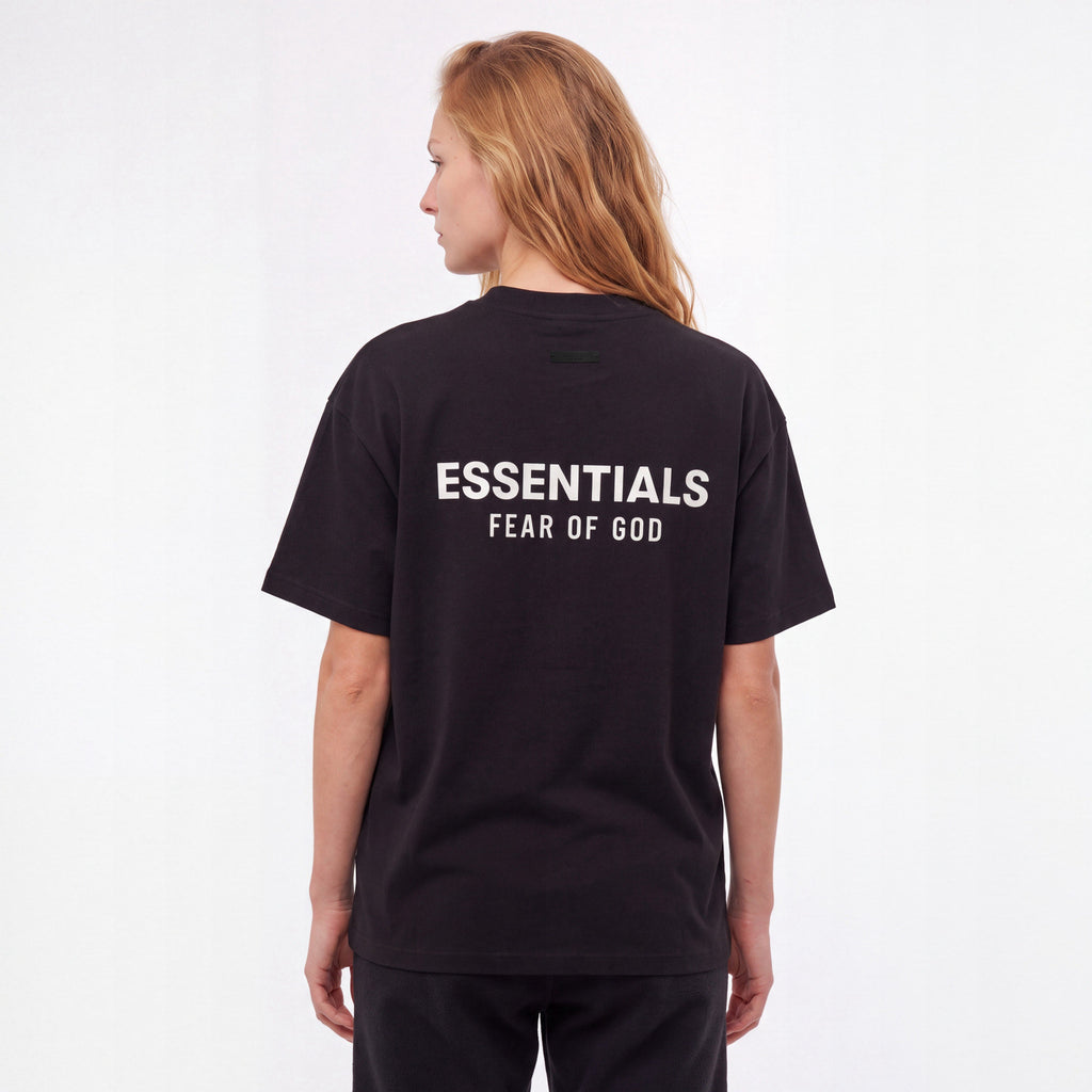 tričko Fear of God Essentials Crewneck S24 T-Shirt Black ADONIO