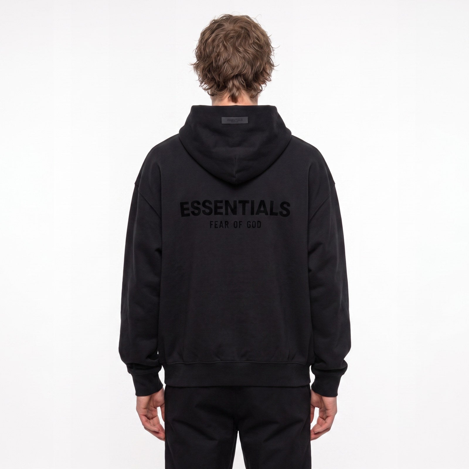 Fear of God Essentials S22 Hoodie Stretch Limo/Black 192BT212110F ADONIO