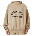 Fear of God Essentials SS23 Dusty Beige (BLACK PRINT) - Celý set ADONIO