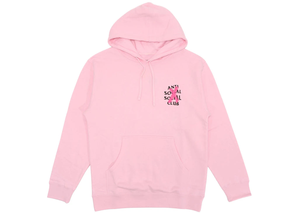 Anti Social Social Club Cancelled Hoodie Pink