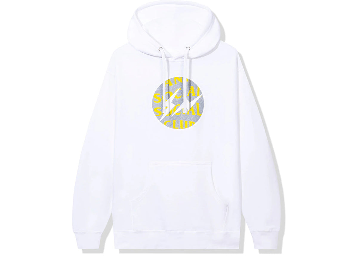 Anti Social Social Club x Fragment Called Interference Hoodie White