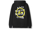 Anti Social Social Club x Fragment Yellow Bolt Hoodie Black