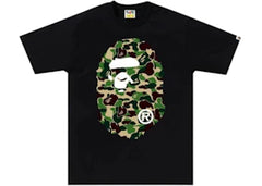 BAPE ABC Camo Big Ape Head T-Shirt Black/Green