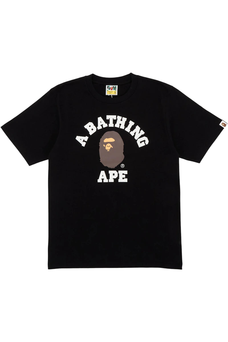 tričko BAPE College T-Shirt Black ADONIO