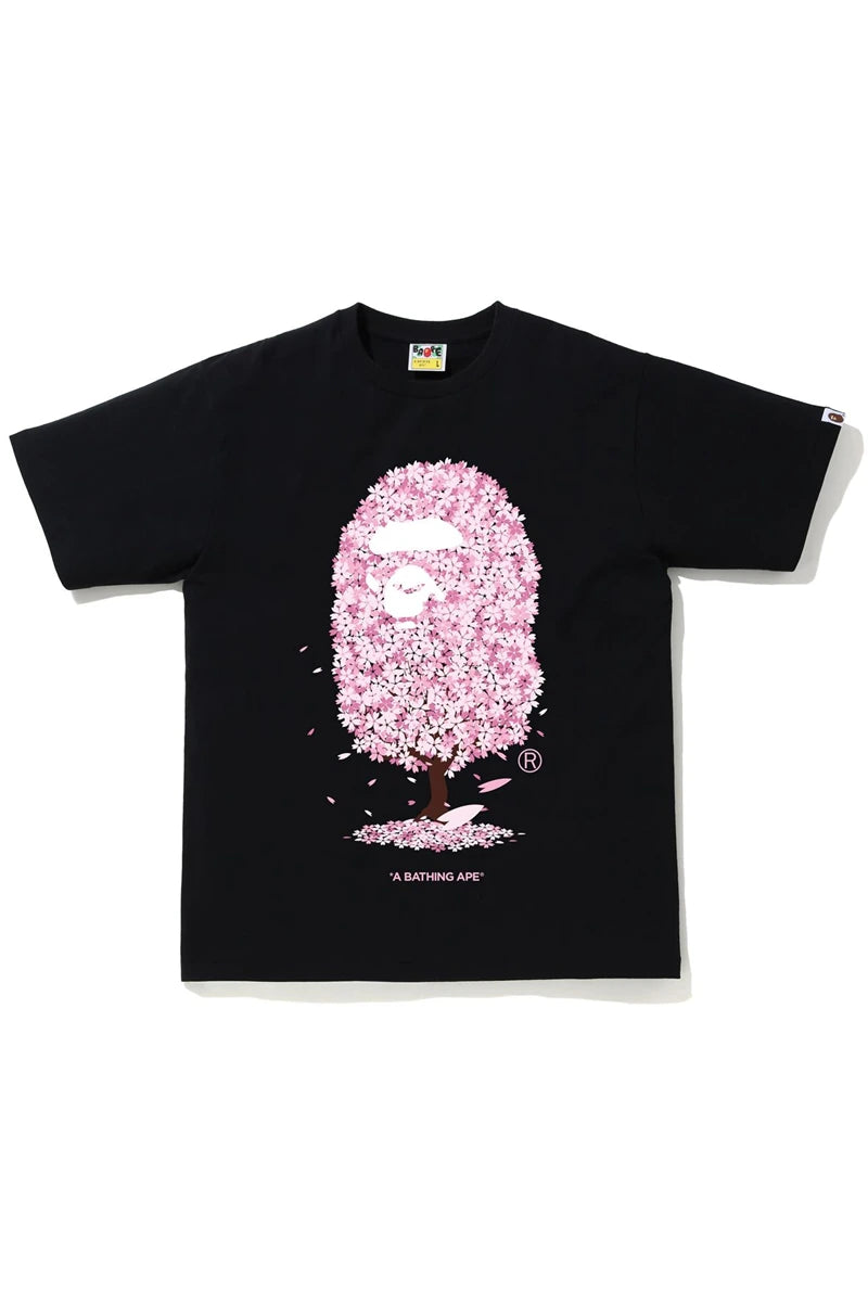 tričko BAPE Sakura T-Shirt Black ADONIO