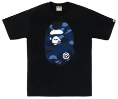 BAPE Color Camo Big Ape Head T-Shirt Black/Navy FW25