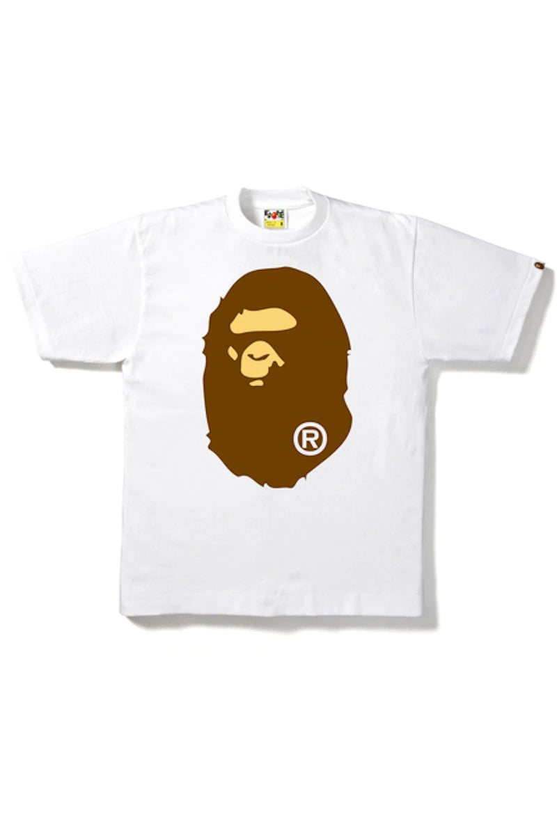 tričko BAPE Big Ape Head T-Shirt White 1K80-110-002 ADONIO
