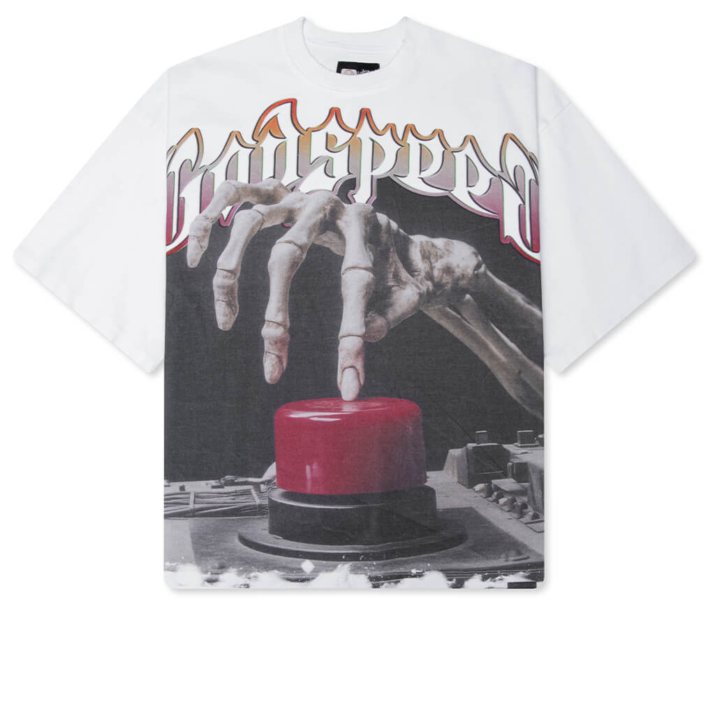 Godspeed Code Red Tee White