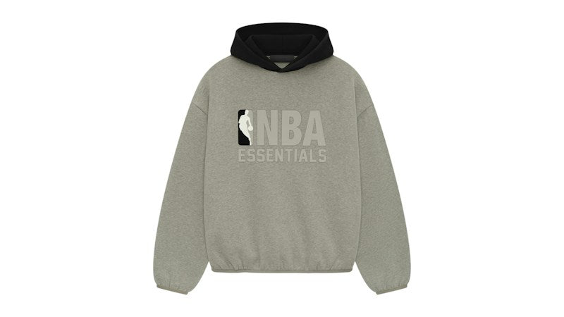Fear of God Essentials NBA Hoodie (SS25) Warm Heather Grey