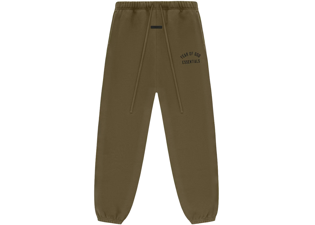 Fear of God Essentials Cuffed Fleece Sweatpants State (FW24) Olive