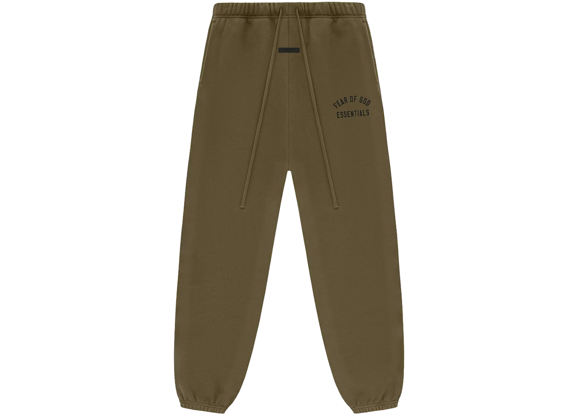 Fear of God Essentials Cuffed Fleece Sweatpants State (FW24) Olive