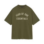 Fear of God Essentials Jersey Crewneck T-Shirt State (FW24) Military