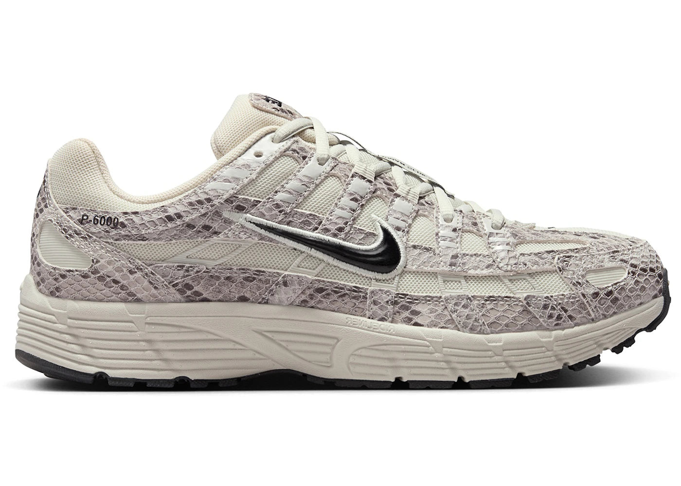 Nike P-6000 SE Snakeskin Light Bone Black (W)