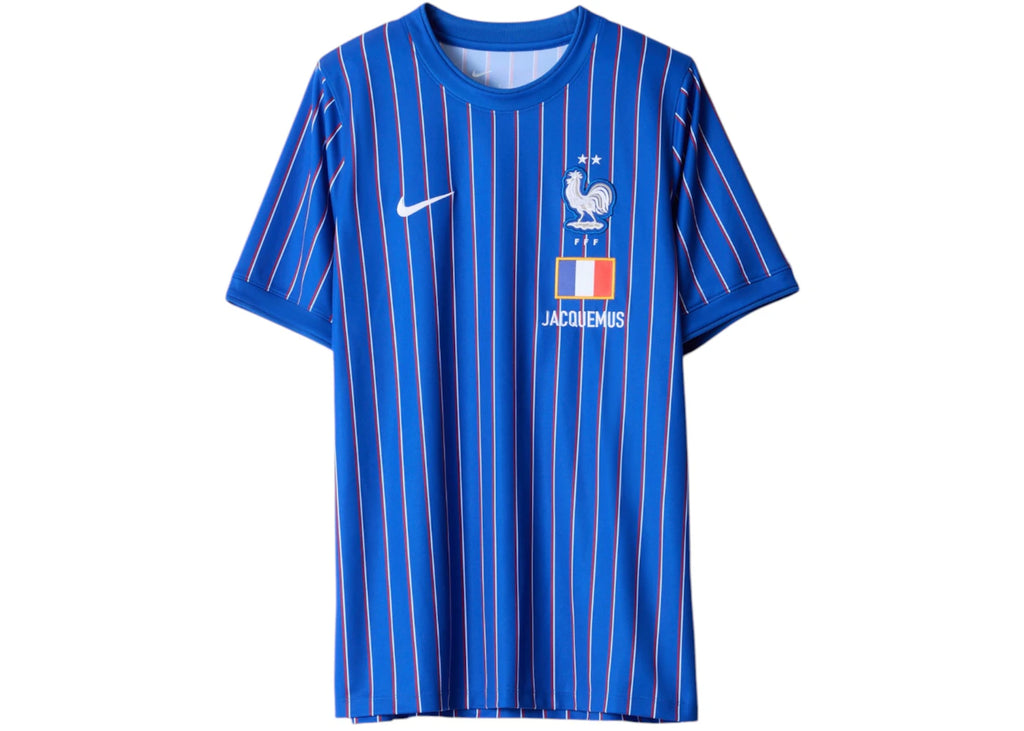 oblečení Nike x Jacquemus x France Pre Match Jersey Blue Stripe IH1676-480 ADONIO