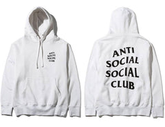 Anti Social Social Club Logo Hoodie White