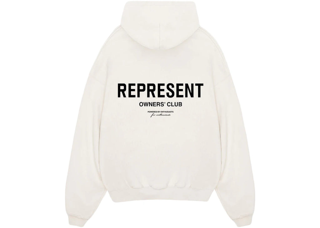 Represent Owner's Club Hoodie Flat White/Black M04153-72 ADONIO