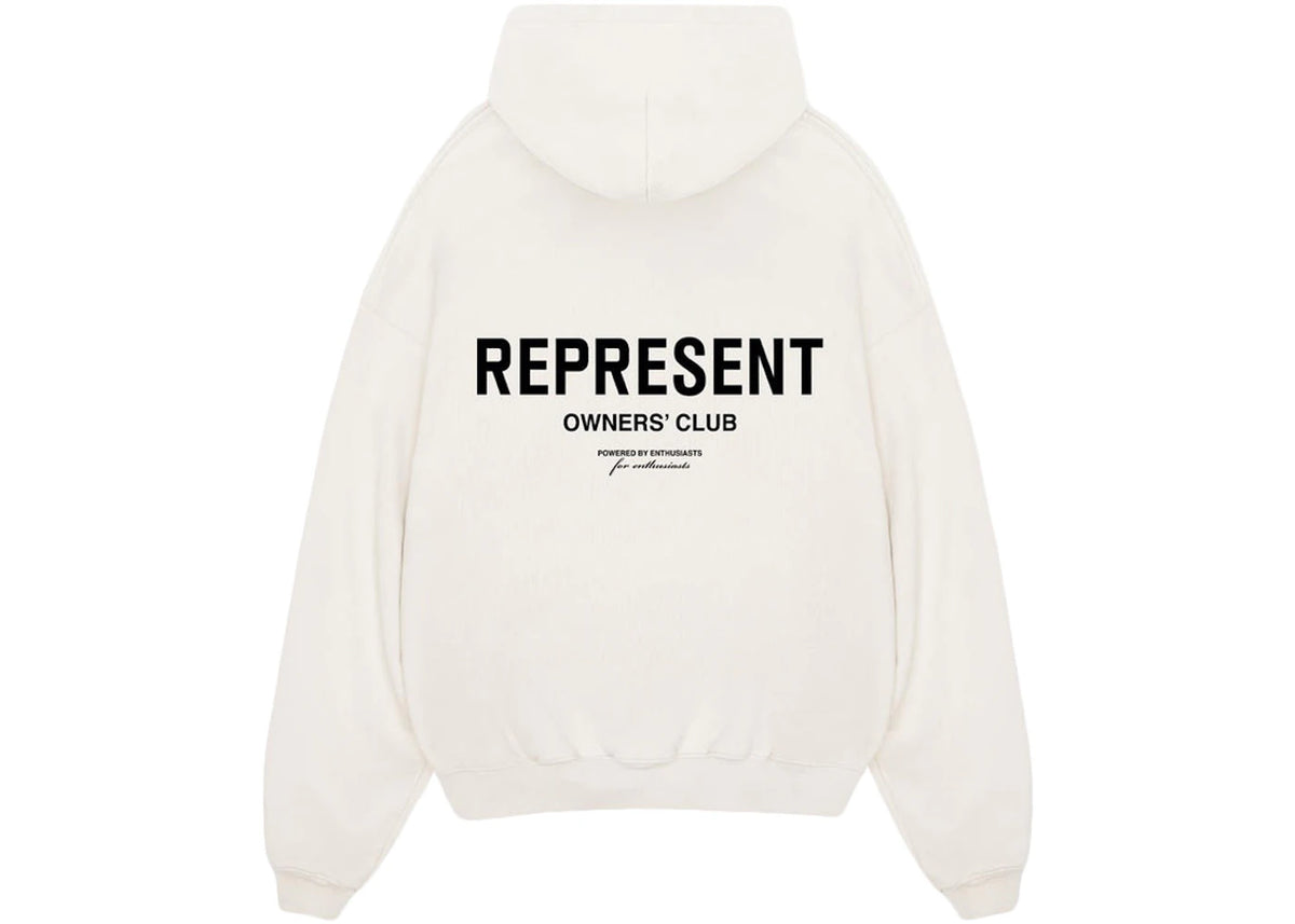 Represent Owner's Club Hoodie Flat White/Black M04153-72 ADONIO
